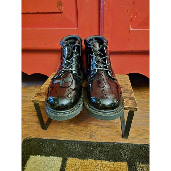 Rocky M 6 W 8 Dress Leather High Gloss 5" Soft Toe Chukka Service Boot FQ00500-8 - Picture 4 of 6